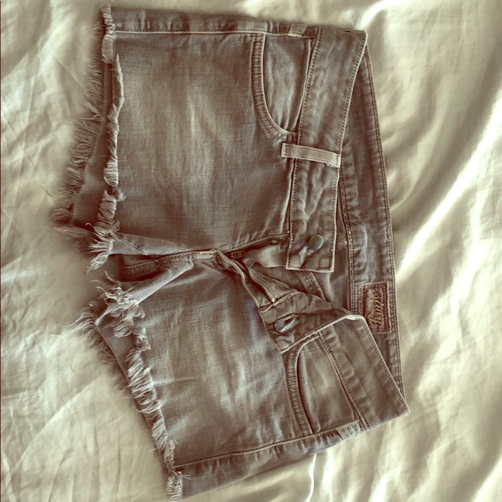 Siwy grey denim cut-off shorts 26/27
